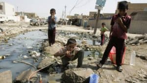Cholera Yemen children water