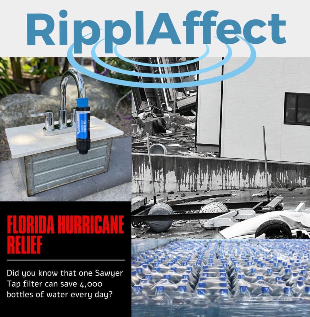 Florida Disaster Relief - Sawyer Tap Filter poster RipplAffect