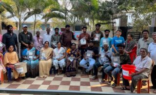 India 2026 - group photo with beneficiaries