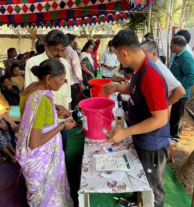 India 2026 - practicing filtering and backwashing