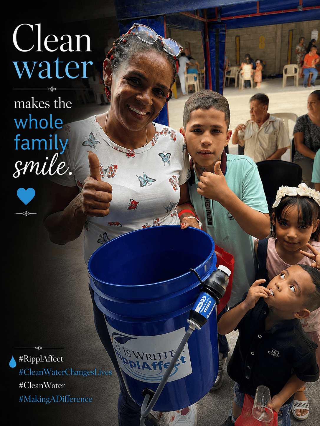 RipplAffect - Clean Water Family Smile